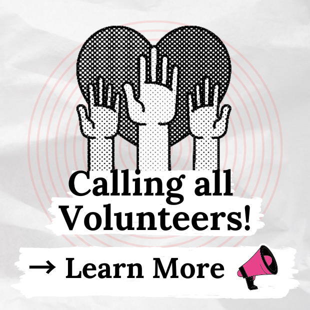 Calling all volunteers! Click here