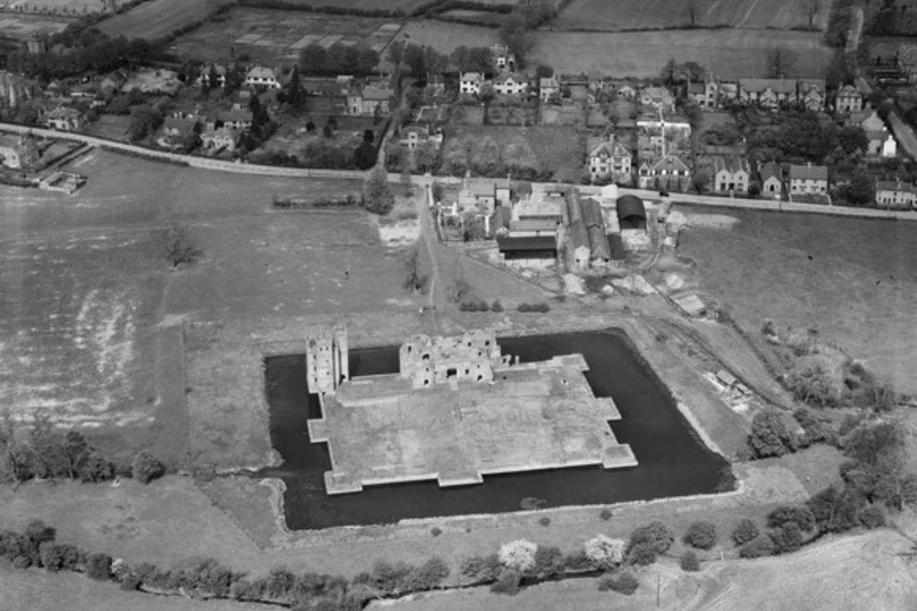 Photo of Kirby Castle. Credit: Britain from Above